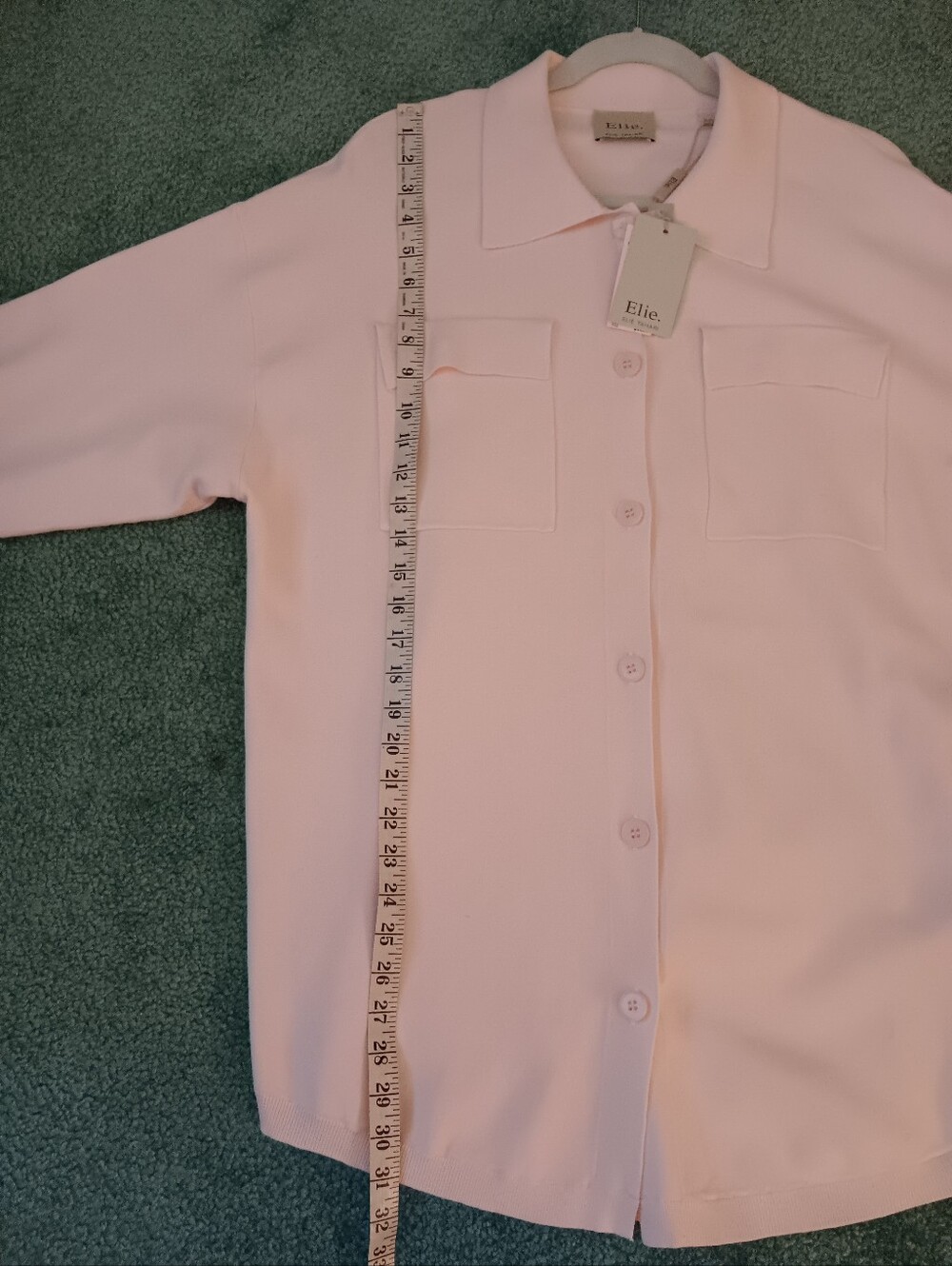 New Elie Tarhari Button Down Caridgan - Picture 9 of 13